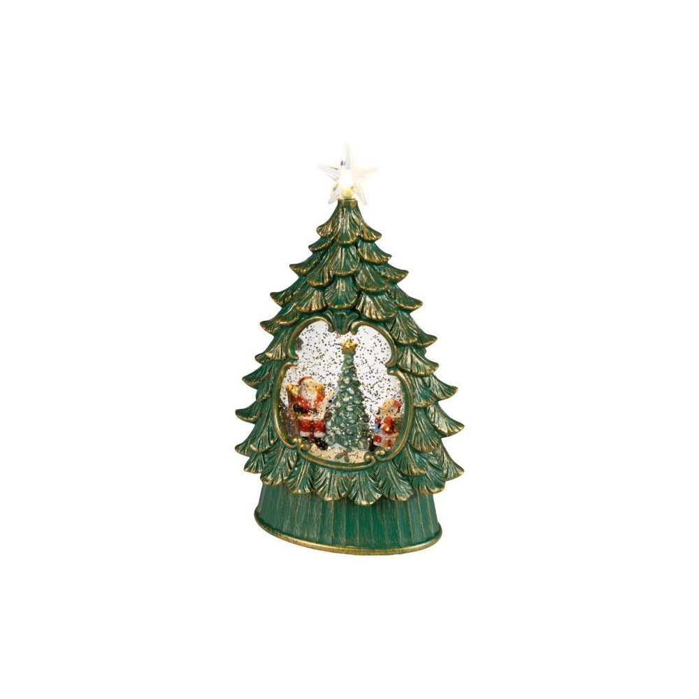 ALBERO LED CON SFERA ACQUA BABBO H.26